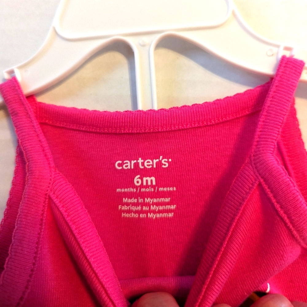 Infant Girls 2 Piece Summer Short Set Brand New With Tags By Carters 6 M… - Picture 5 of 5